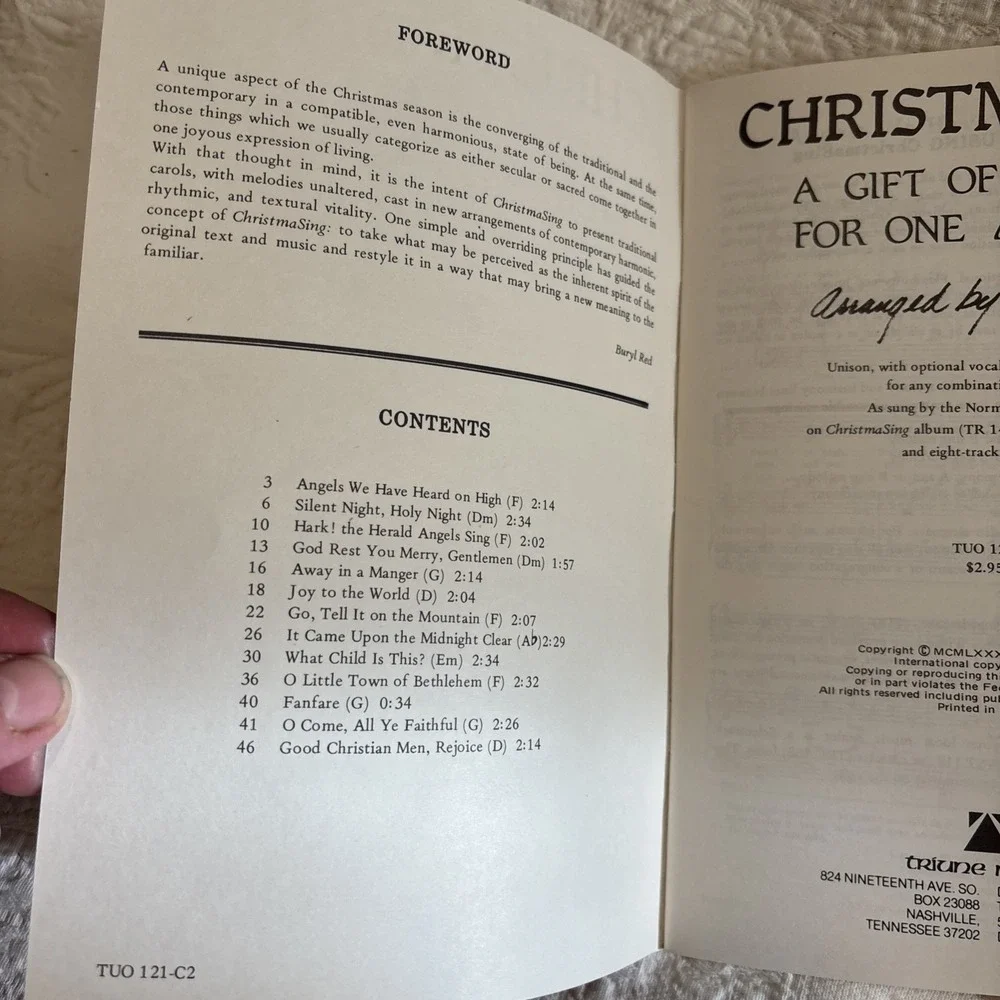 N/A christmasing songbook